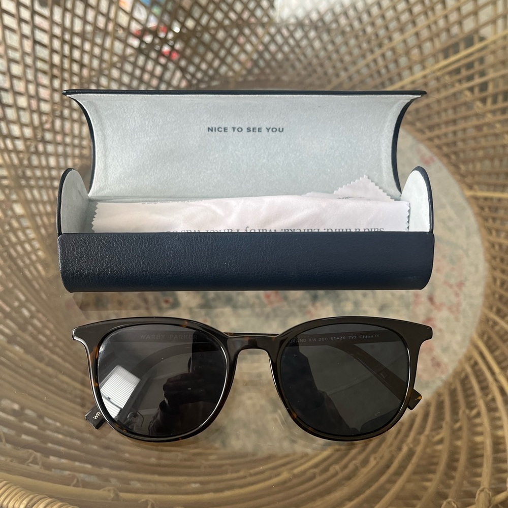 Warby Parker Durand Sunglasses (Whiskey Tortoise / Extra Wide)